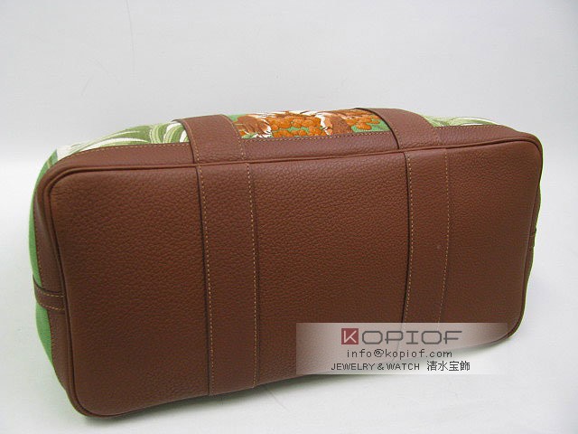 エルメス ガーデン スーパーコピーパーティPM 王者の虎(トラ-タイガー)キャンバス-虎柄(シルバー金具) her021